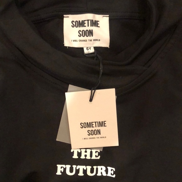 Kid's “THE FUTURE” Hoodie by Sometime Soon NWT Super Soft! - Picture 4 of 6